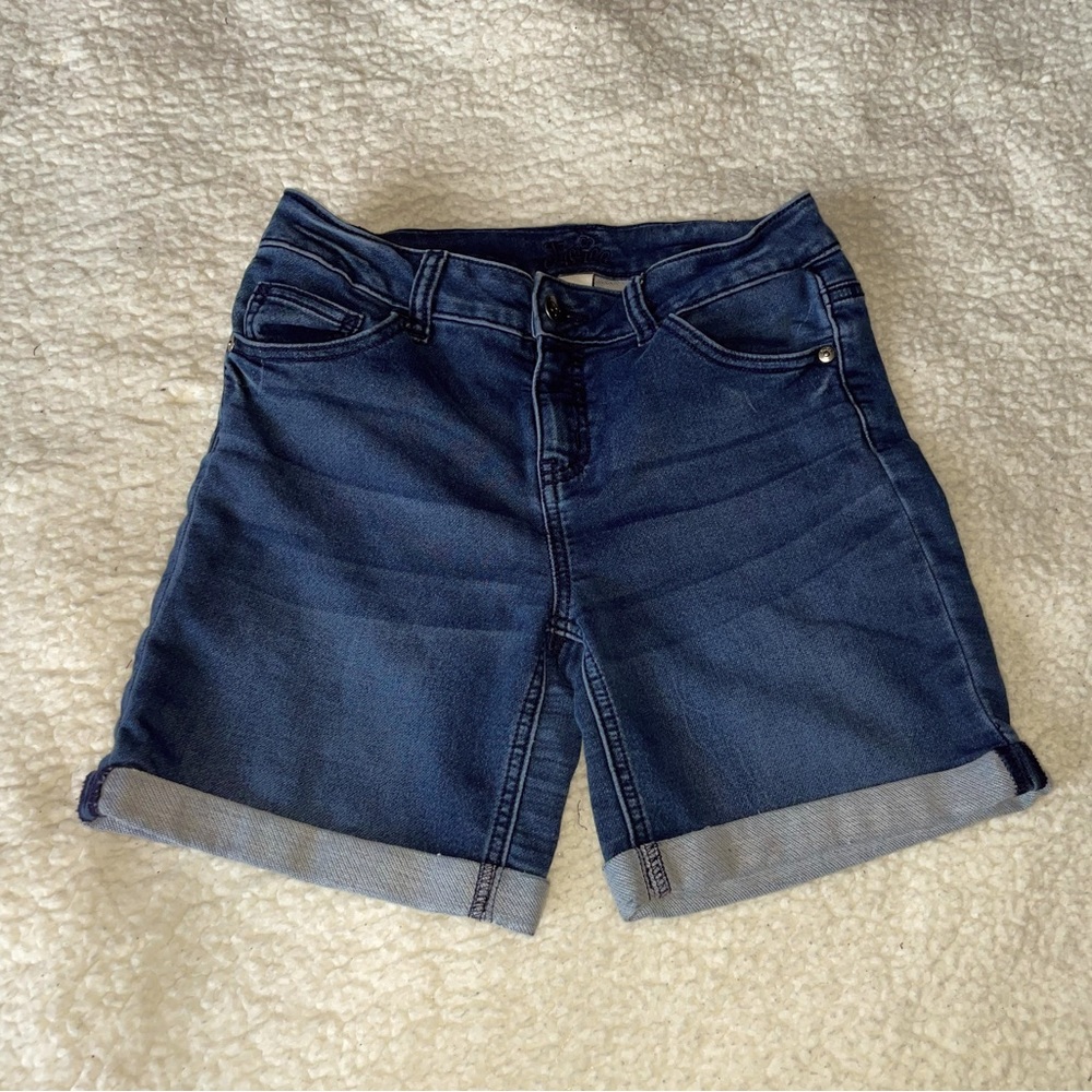 Girls Justice brand jean shorts size 16